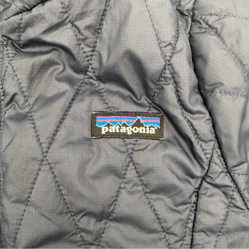Patagonia kids size 10 Nano puff jacket coat boy girl unisex diamond quilt